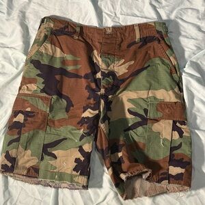 Army camo shorts